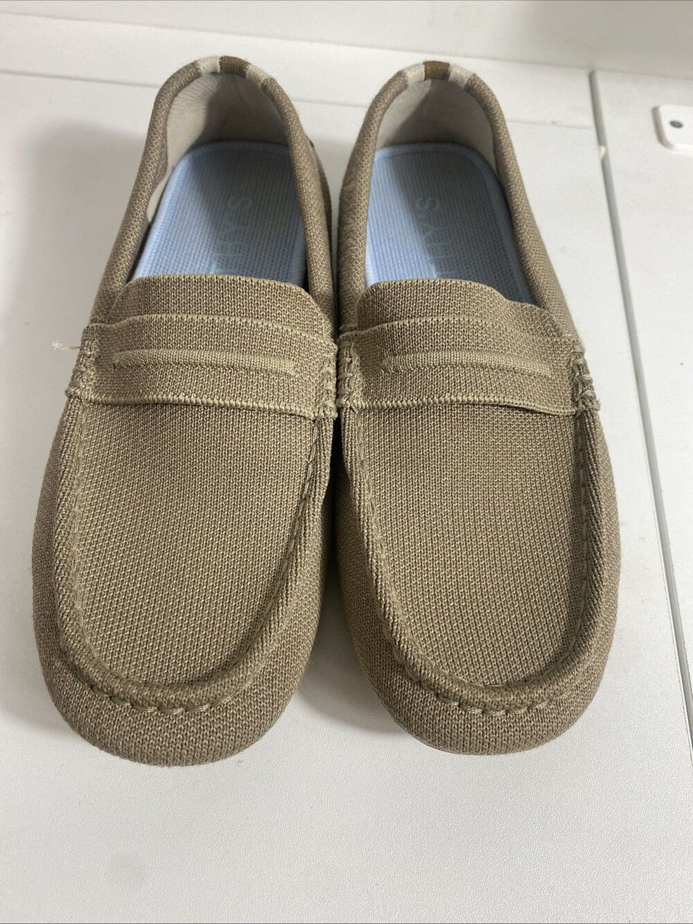 Rothy's The Driver Loafers Latte Women's Size 7.5 Washable Flats - Picture 2 of 10